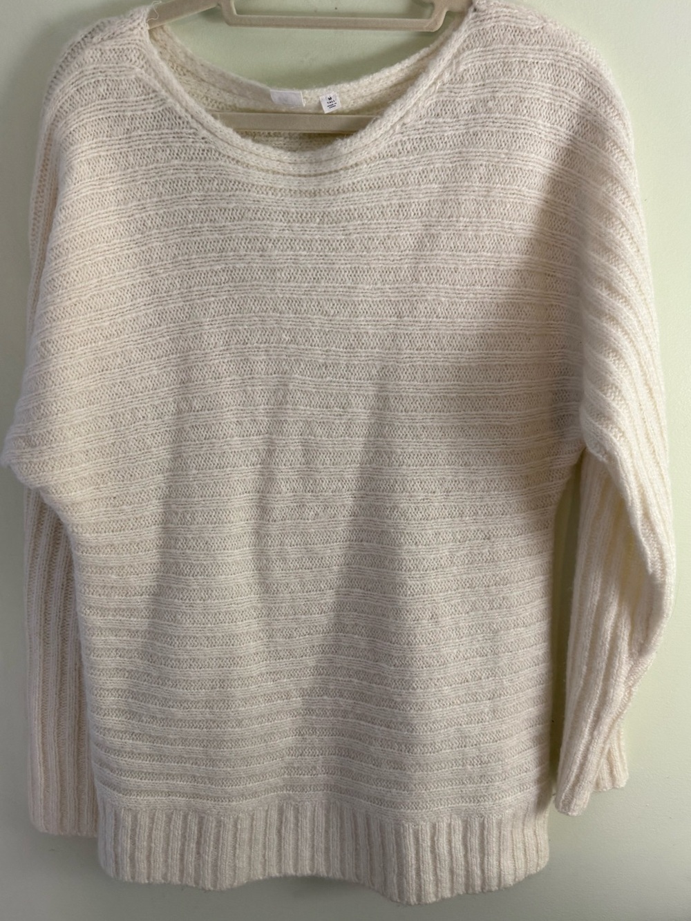 Gap Cream Wool Blend Sweater M Tall